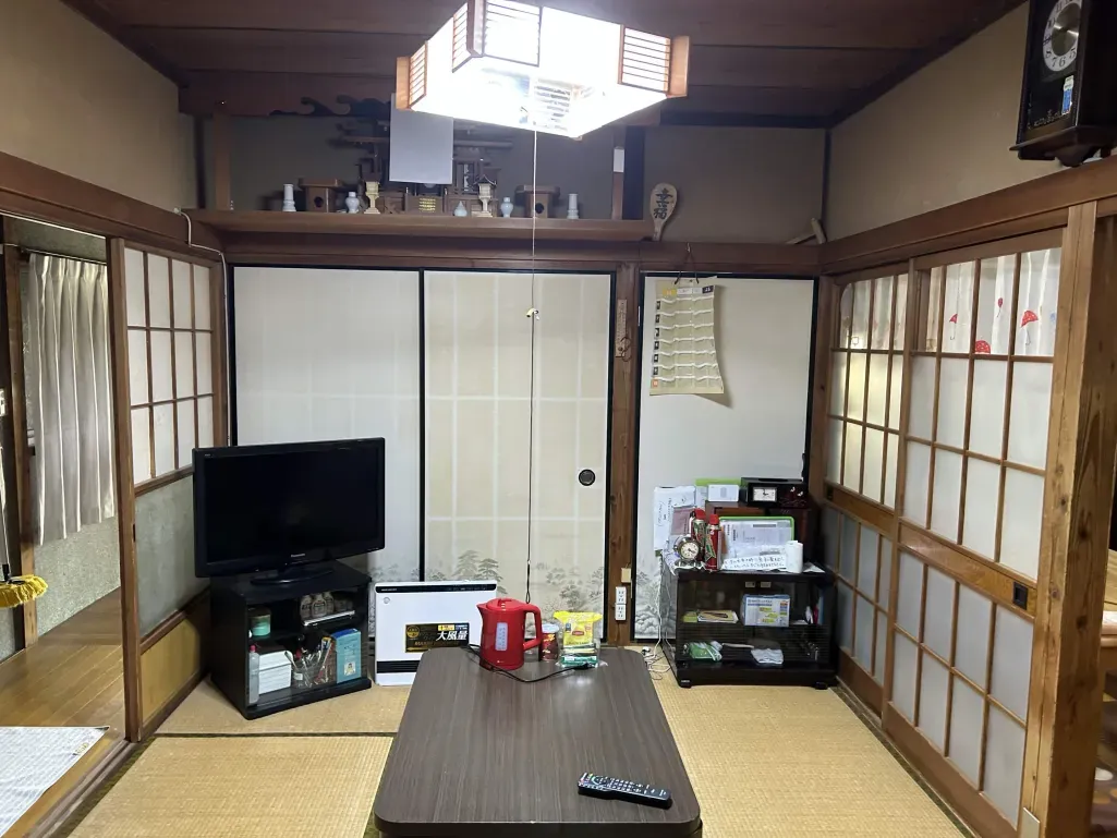 古い和室が残る戸建て